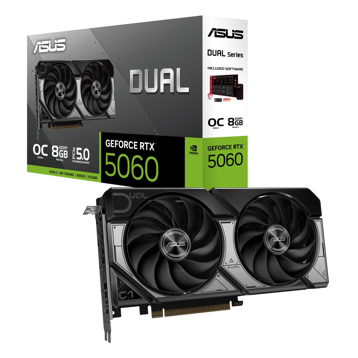 ASUS dual geforce rtx 5060 oc grafikkarte