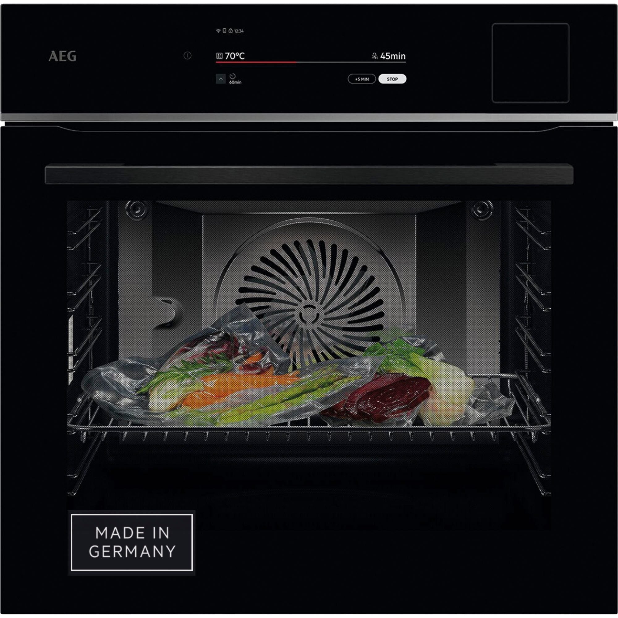 AEG Einbaubackofen 9000 TP9SB82WAB